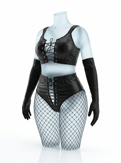 Belladonna Wet Look Set